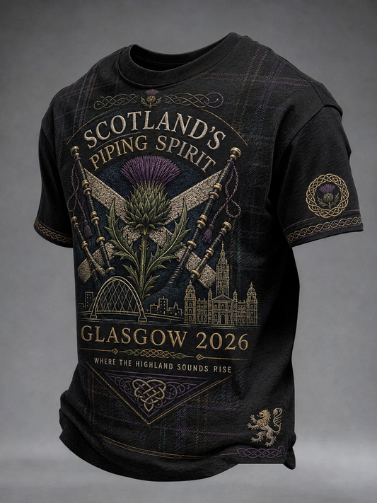 Men's Piping Live! 2026 short sleeves t-shirt