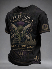 Men's Piping Live! 2026 short sleeves t-shirt