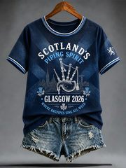 Women's Piping Live! 2026 short-sleeved T-shirt