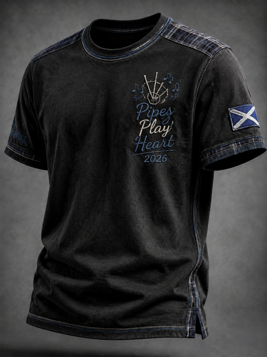 Men's Piping Live! 2026 short sleeves t-shirt