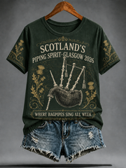 Women's Piping Live! 2026 short-sleeved T-shirt