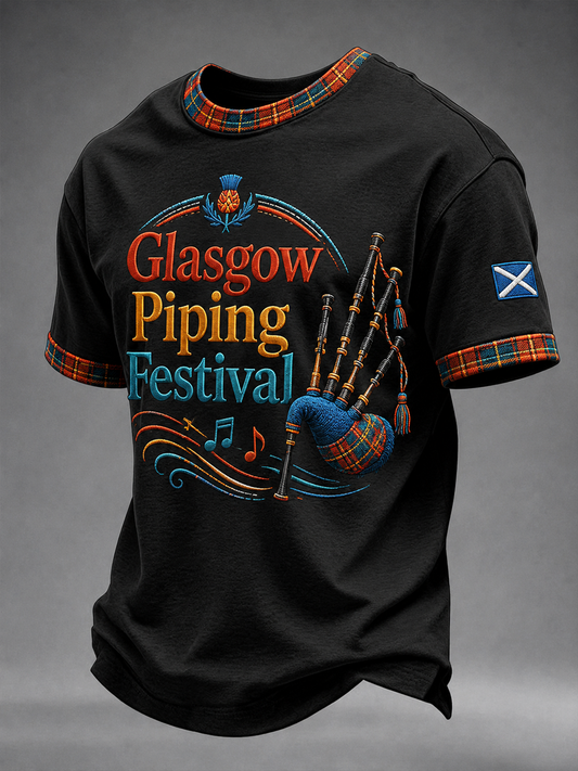 Men's Piping Live! 2026 short sleeves t-shirt