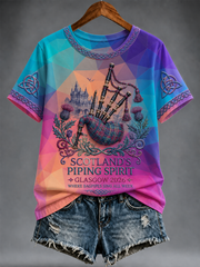 Women's Piping Live! 2026 short-sleeved T-shirt