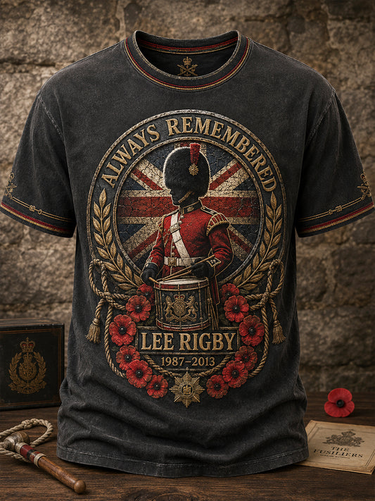 Men's Rip Lee Rigby Veteran Printed T-shirt