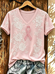 Women's Casual Print Short-Sleeve T-Shirt
