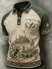 Men's Nottinghamshire Day Robin Hood Art Printed polo shirt