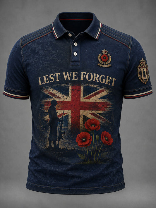 Men's Lest We Forget Printed Shirt