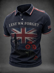 Men's Lest We Forget Printed Shirt