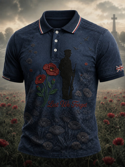 Men's Lest We Forget Printed Shirt