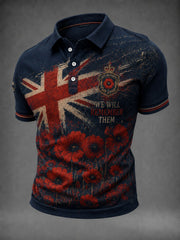Men's We Will Remembrance Them Printed Shirt