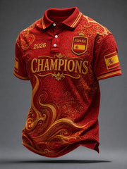 Men's Spain Champions Tops