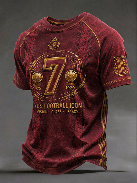 Men's British Football '70s Football Icon' T-Shirts