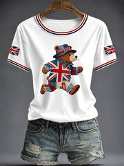 Women's British Printed T-shirt