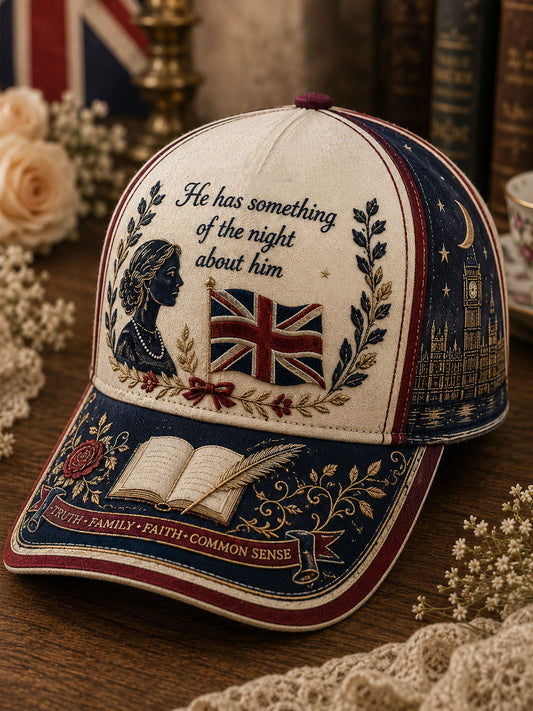 "He has something of the night about him" unisex hats