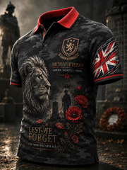 Men's British veteran polo shirt