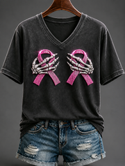 Women's Breast Cancer Short-sleeved T-shirt