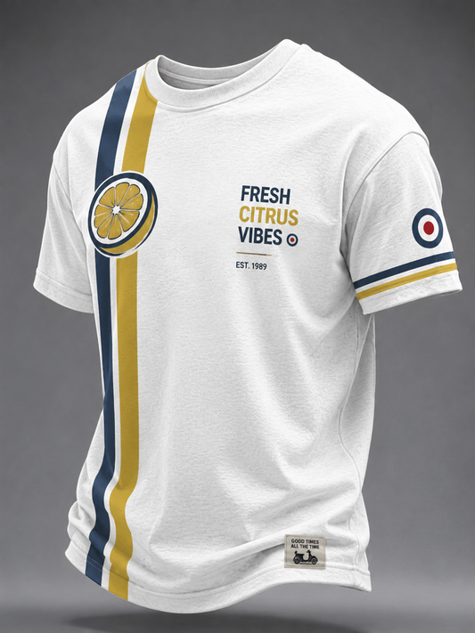 Men's Modern Culture Lover Printed short sleeves t-shirt