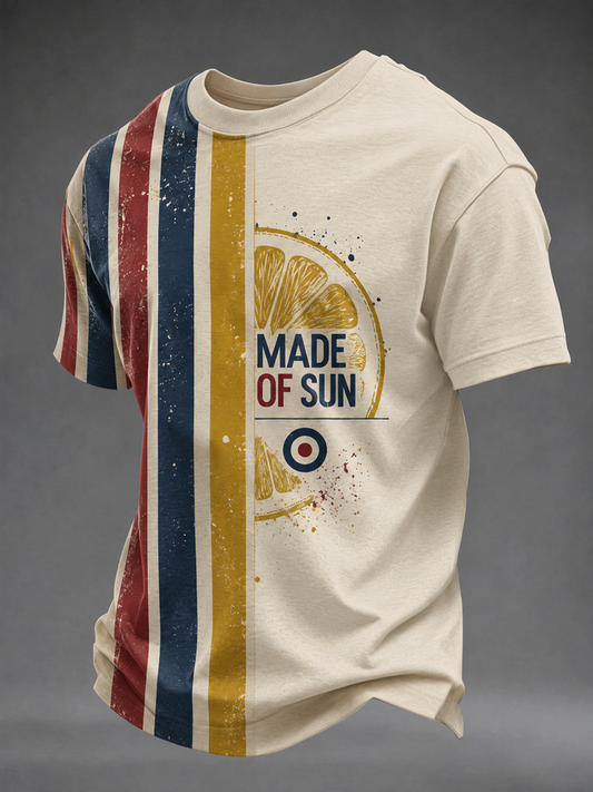 Men's Modern Culture Lover Printed short sleeves t-shirt