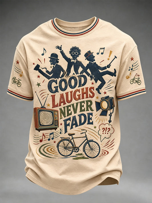 Men's Bill Oddie Commemorative Print Casual Tee