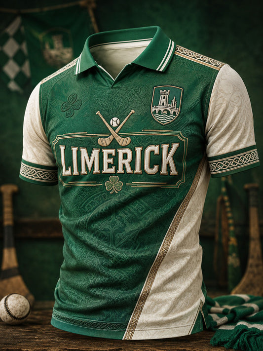 Men's Limerick Hurling Printed T-shirt