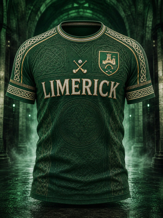 Men's Limerick Hurling Printed T-shirt
