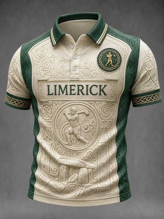 Men's Limerick Hurling Printed Shirt