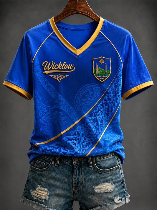 Women's Wicklow Printed V-neck T-shirt