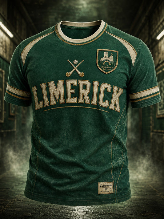 Men's Limerick Hurling Printed T-shirt