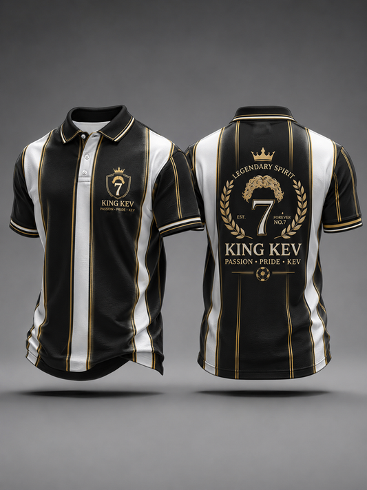 Men's Rip King Kev 7 England Football Lover Printed polo shirt