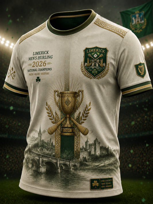 Men's Limerick Hurling Printed T-shirt