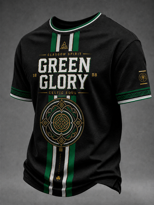 Men's Celtic Football Club Lover Printed short sleeves t-shirt