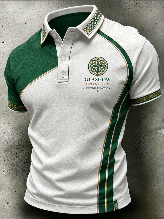 Men's Celtic Football Club Lover Printed polo shirt