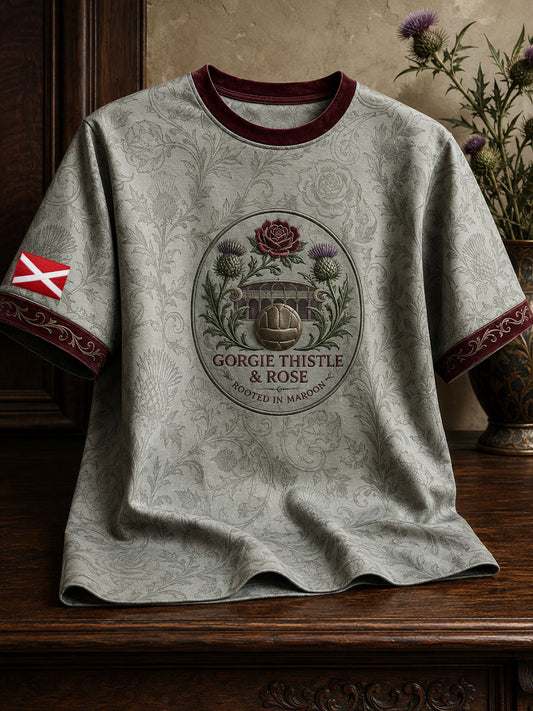 Unisex Edinburgh Football Lover Art Printed T-shirt
