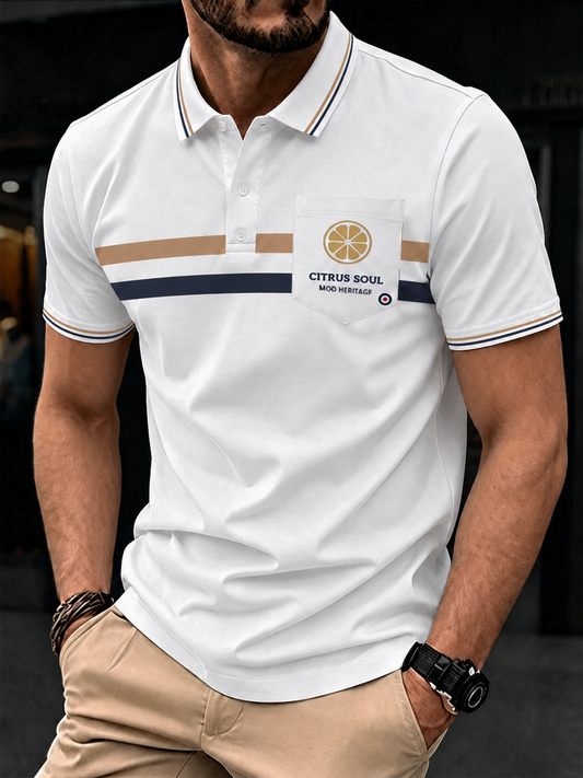 Men's Modern Culture Lover Printed polo shirt