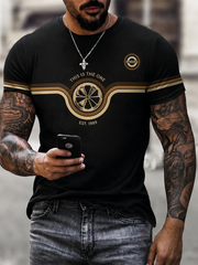 Men's Modern Culture Lover Printed short sleeves t-shirt