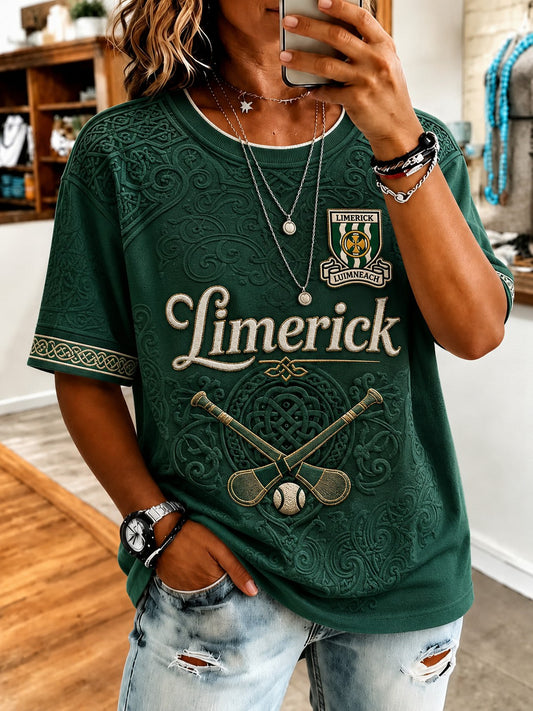 Women's Limerick Hurling Printed T-shirt