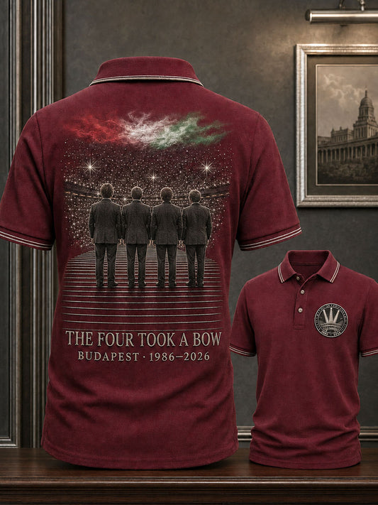 Men's UK Music Lover Art Printed Casual Tops