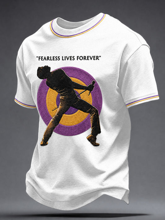 Men's UK Music Lover Art Printed T-shirt