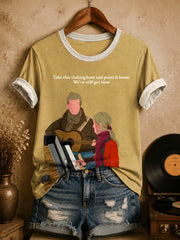 Women's Irish Folk Street Musician T-Shirt