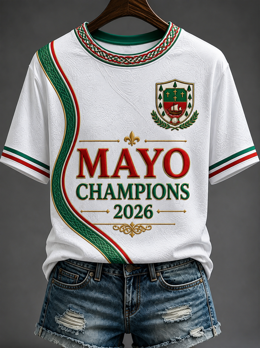 Women's Mayo Gaelic Football Short-sleeved T-shirt
