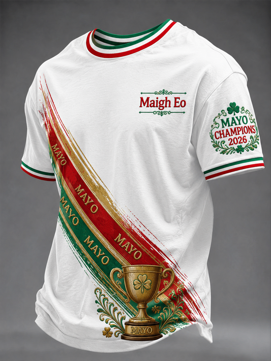 Men's Mayo Gaelic Football Short Sleeves T-shirt