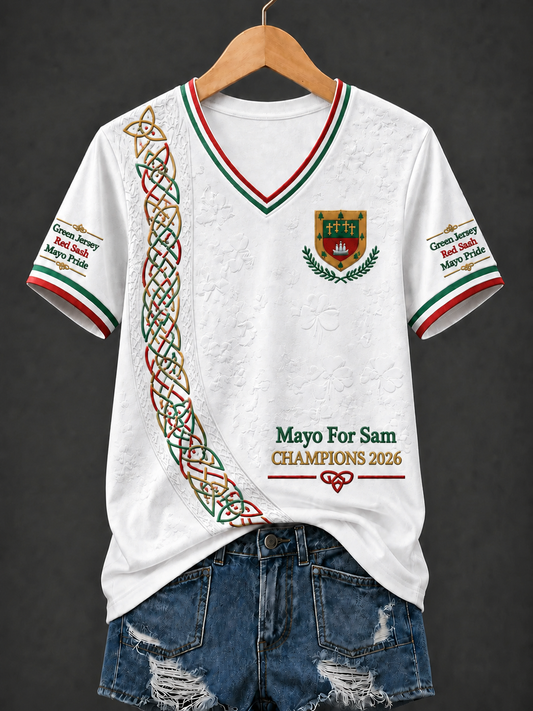 Women'sMayo Gaelic Football Short-sleeved T-shirt