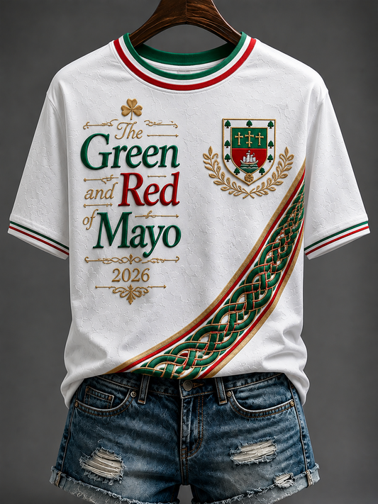 Women's Mayo Gaelic Football Short-sleeved T-shirt