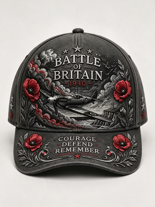 Unisex Battle of Britain Retro Print Hat