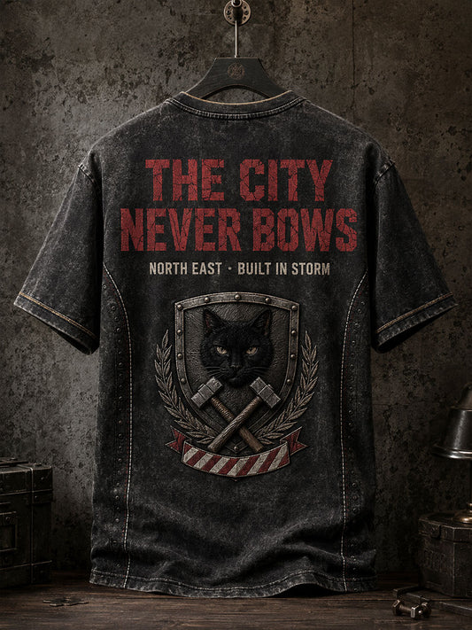 Men's Sunderland Football Lover Cats Art Printed T-shirt