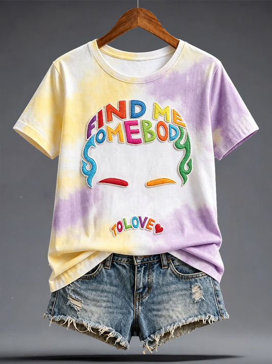 Women's UK Music Lover Art Printed T-shirt