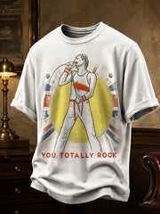 Unisex UK Music Lover Art Printed T-shirt