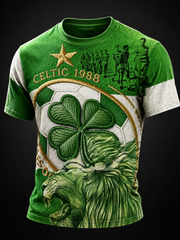Men's Celtic Football Printed short sleeves t-shirt