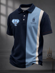 Men's UK Coventry Football Lover Blue Art Printed Casual Tops