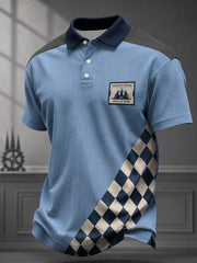 Men's UK Coventry Football Lover Blue Art Printed Casual Tops